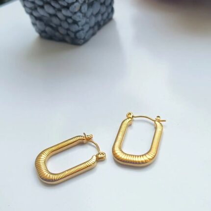 Twisted Golden Earings
